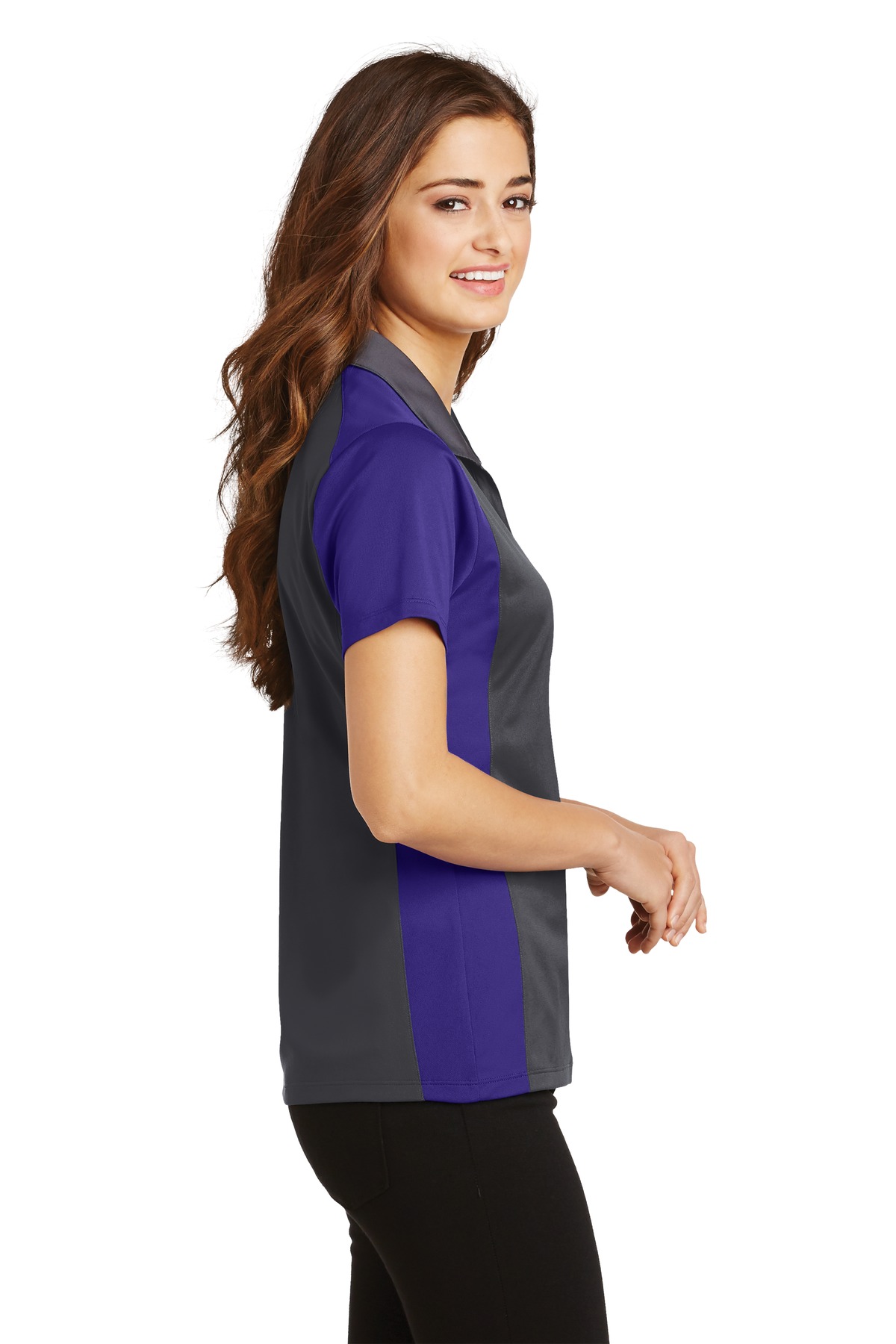 Sport-Tek Women's Colorblock Micropique Sport-Wick Polo. LST652 28