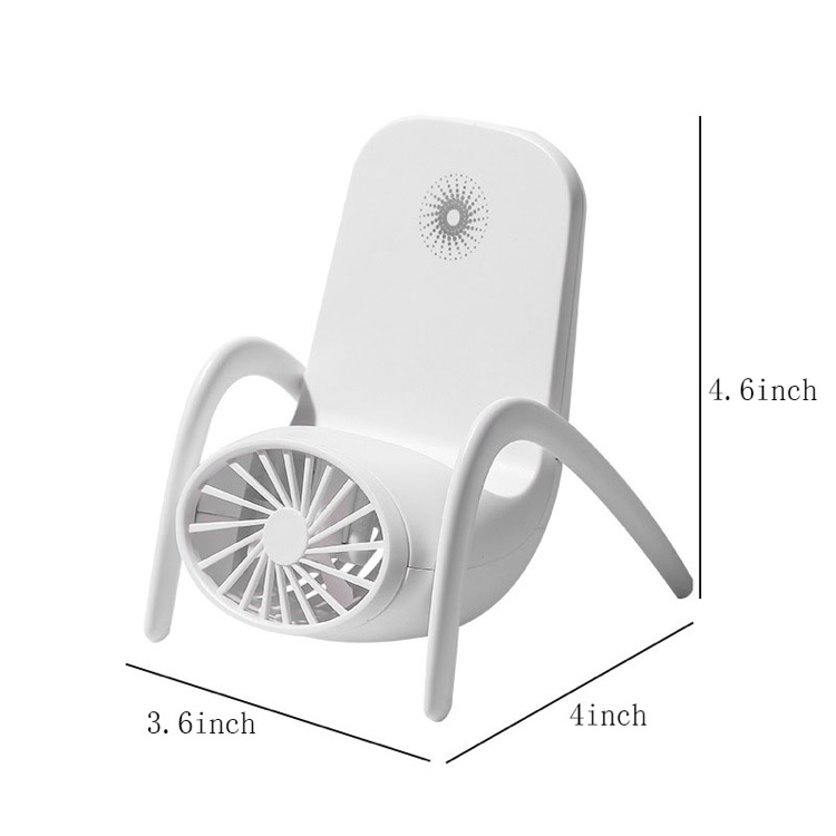 Mini USB Fan with Mobile Phone Holder 6