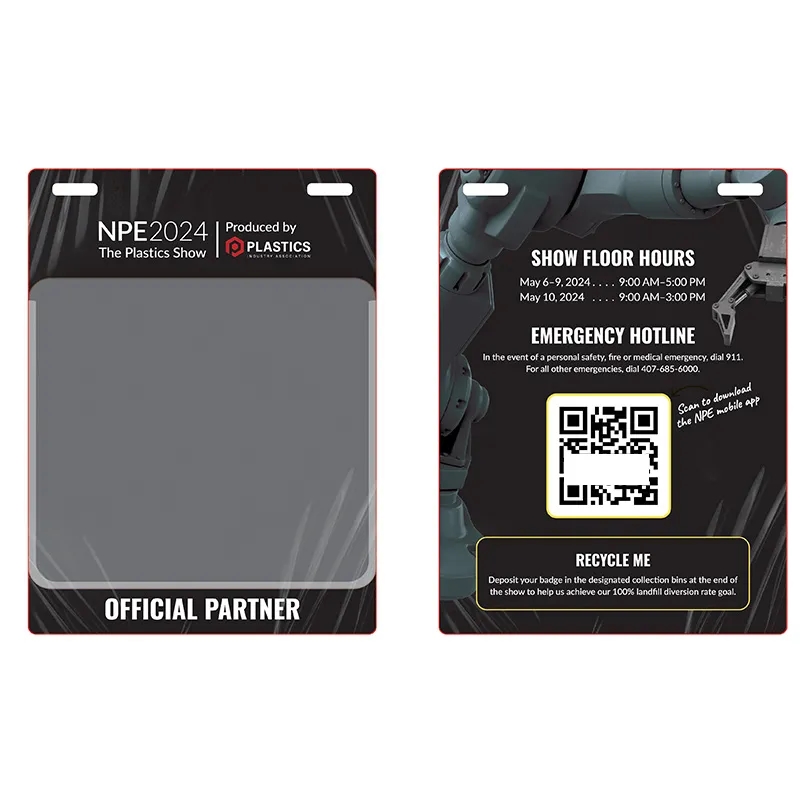 Eco On-site Plastic Event Pass 7