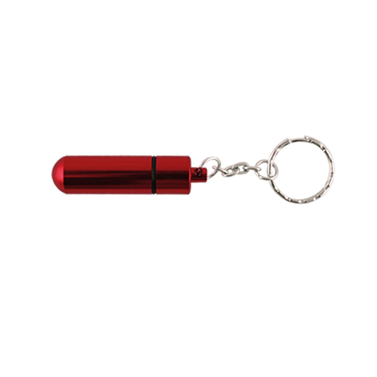 Aluminum Pill Tube, Pill Box W/Key Chain (keychain, key chains) 11