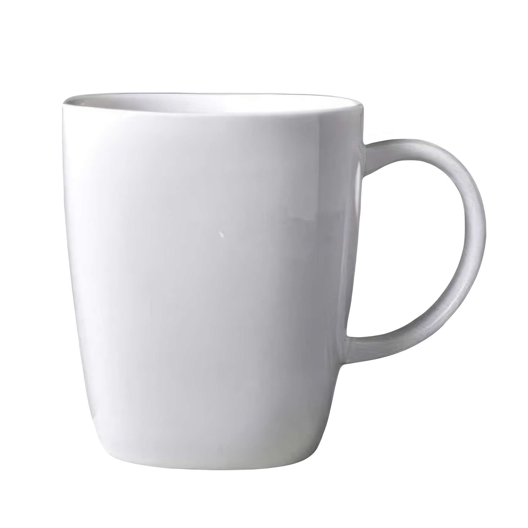 Custom 11 Oz white ceramic coffee mug 3