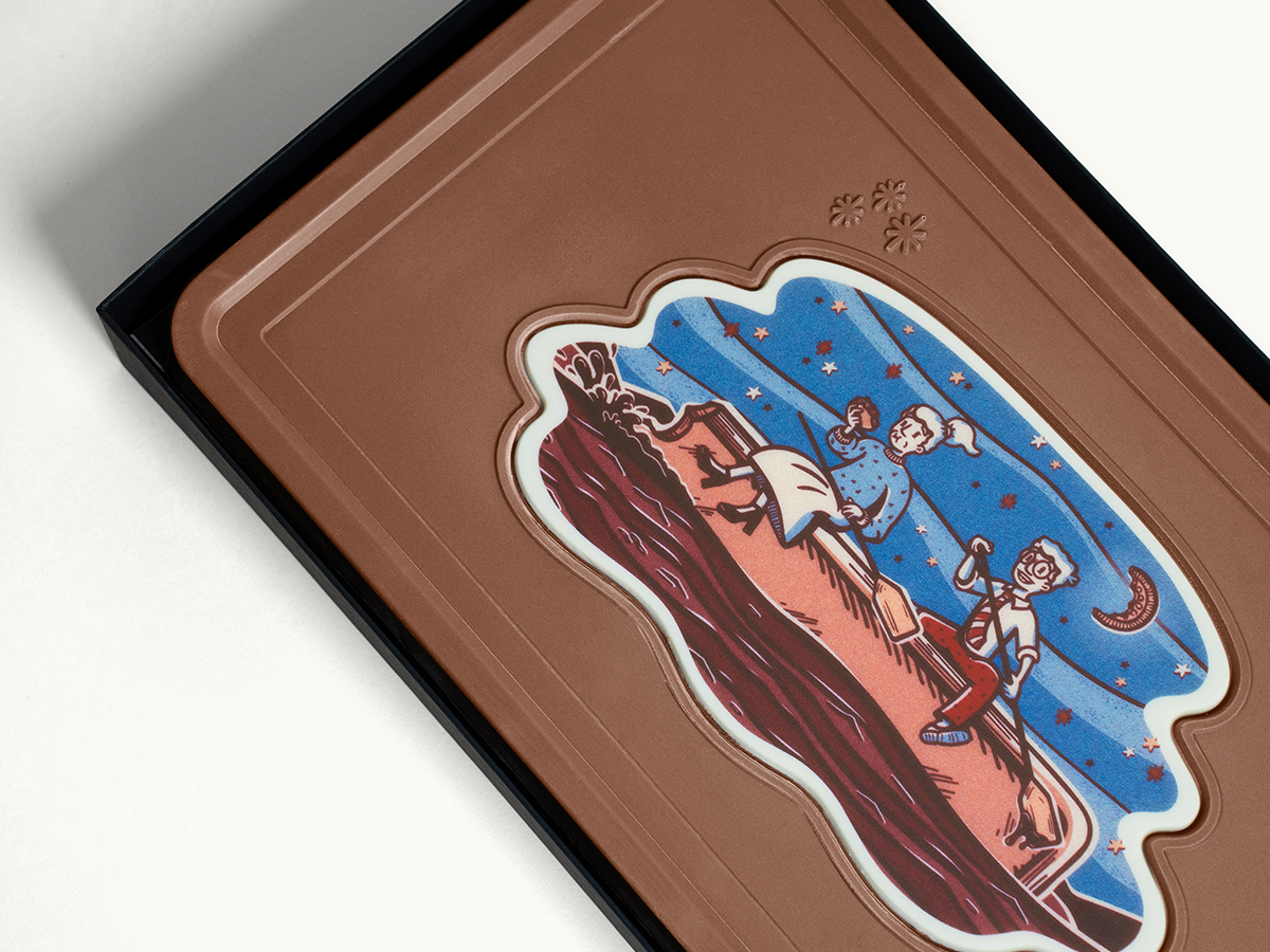 Epic 1lb. Engraved Combo Chocolate Bar with Classic Custom Packaging 10
