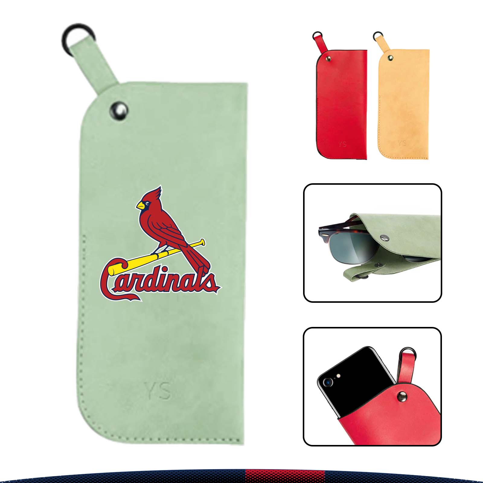 PU Leather Glasses Storage Bag 2
