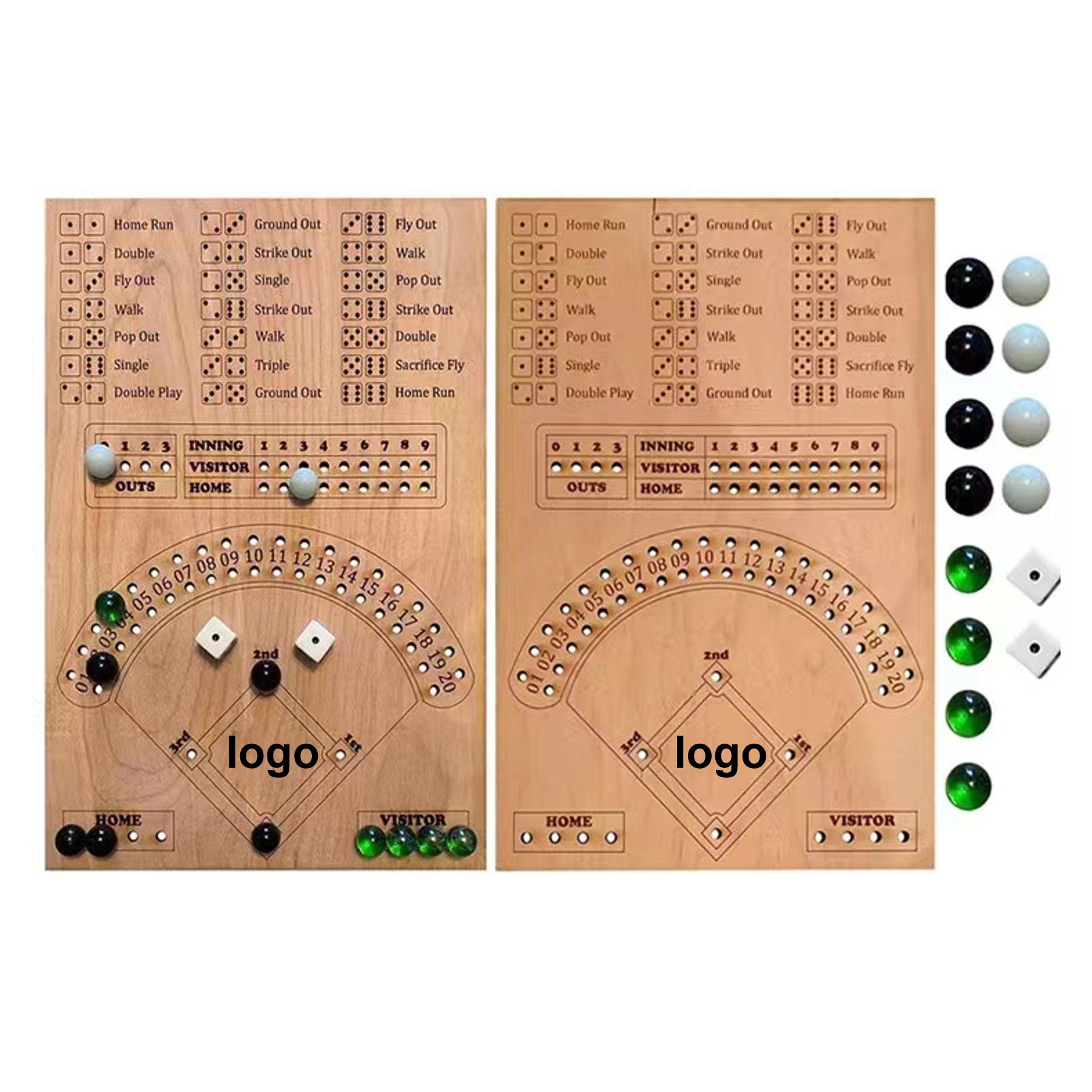 Baseball Dice Game Board (direct import) 2