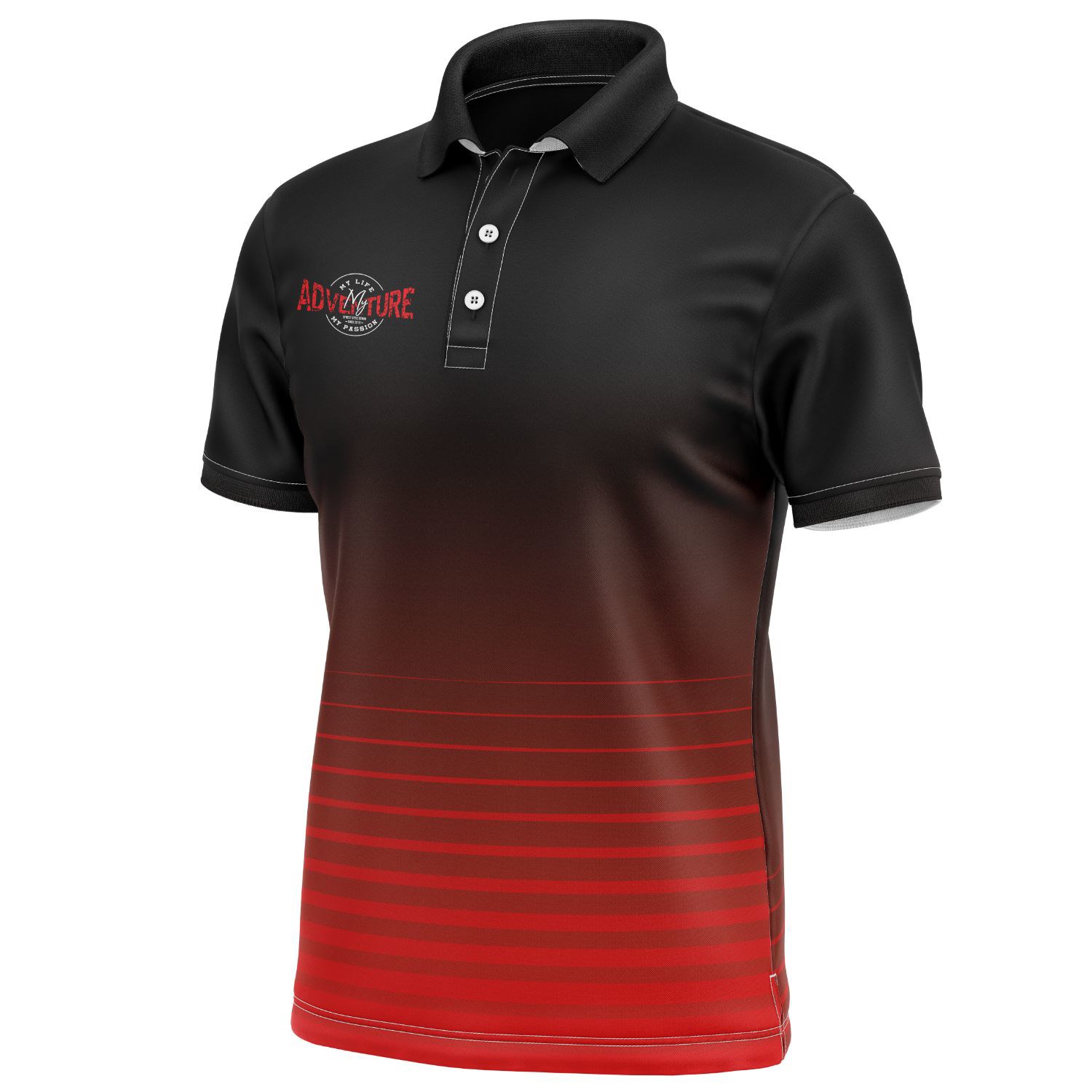 Youth 160 GSM lightweight Brushed Milk Silk Sublimation Short Sleeve Polo T-shirt 2