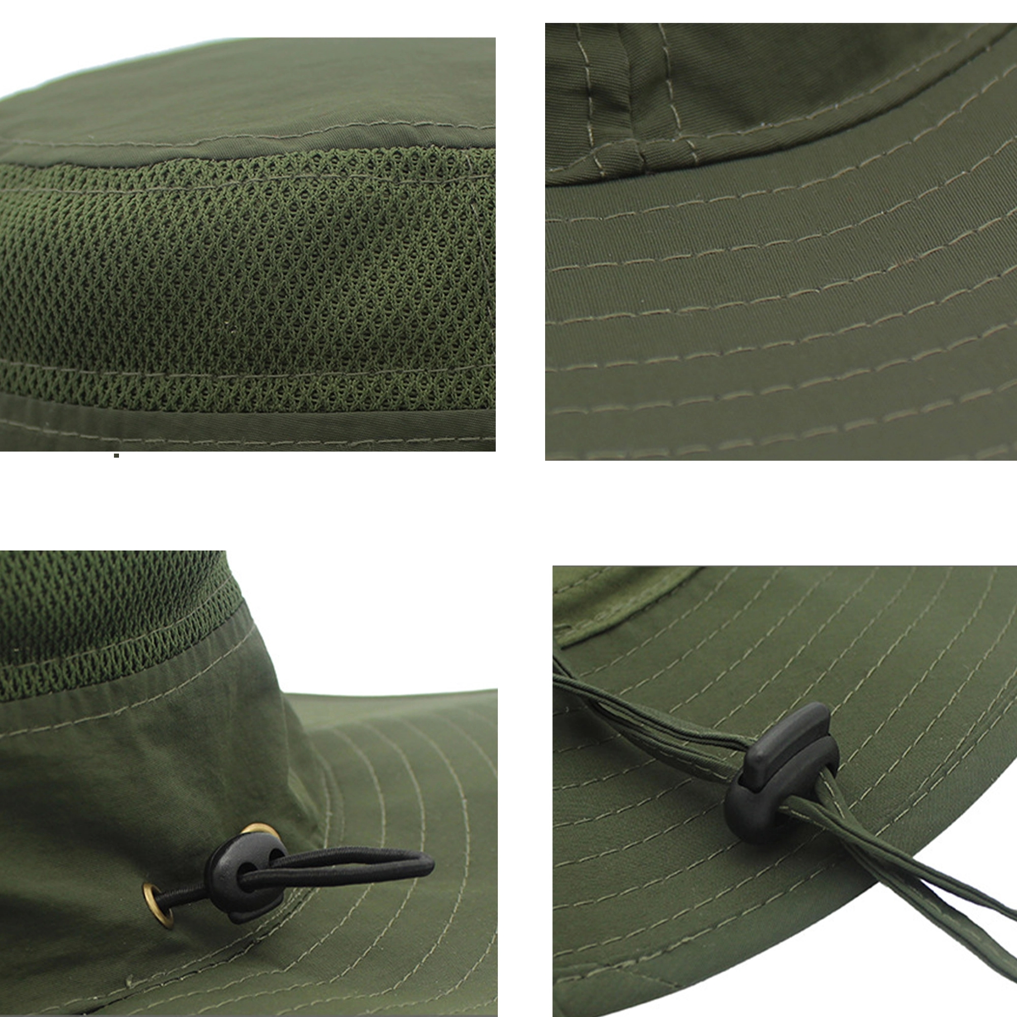 Nylon Fishing Bucket Hat With String MOQ50 1