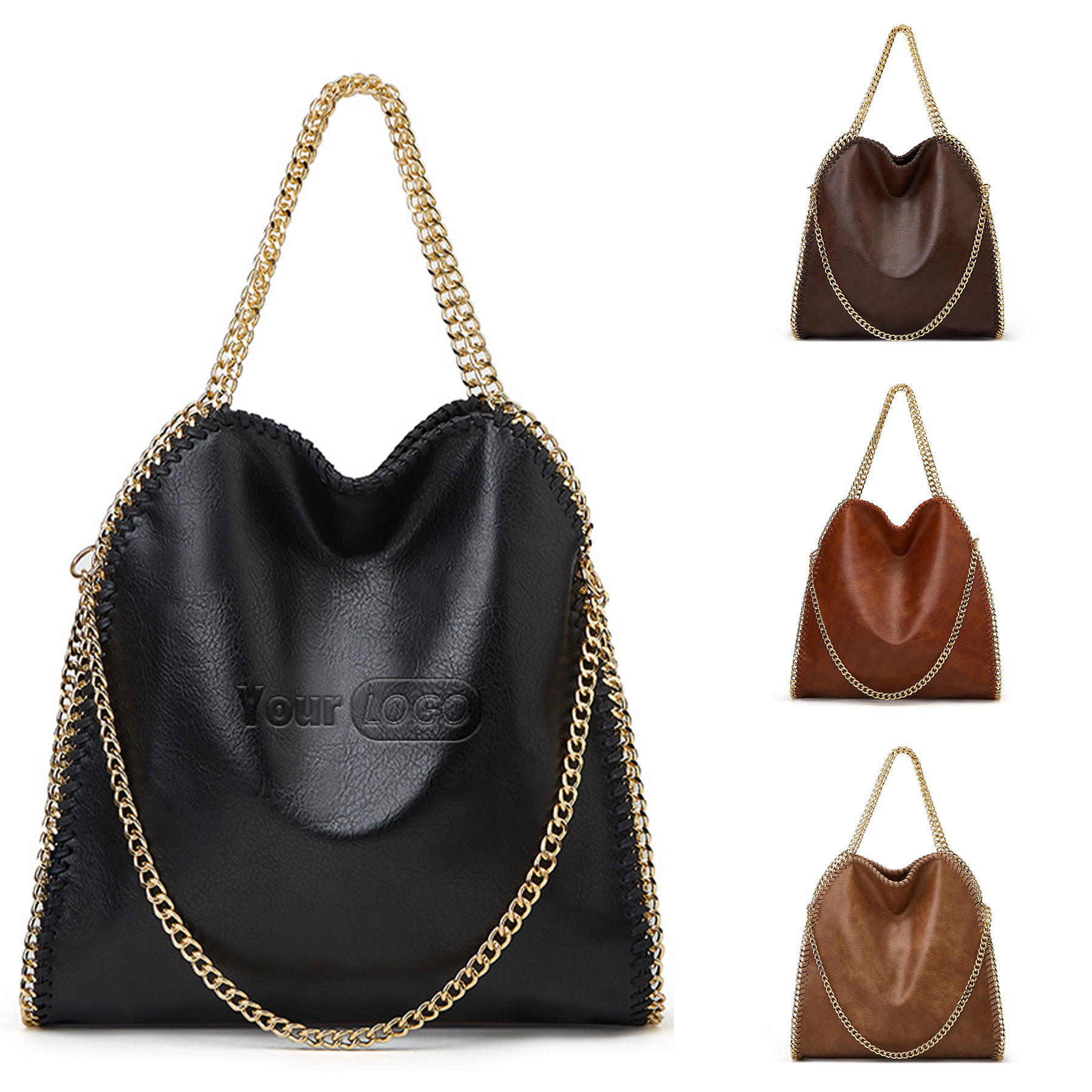 PU Chain minimalist cross-body bag 2
