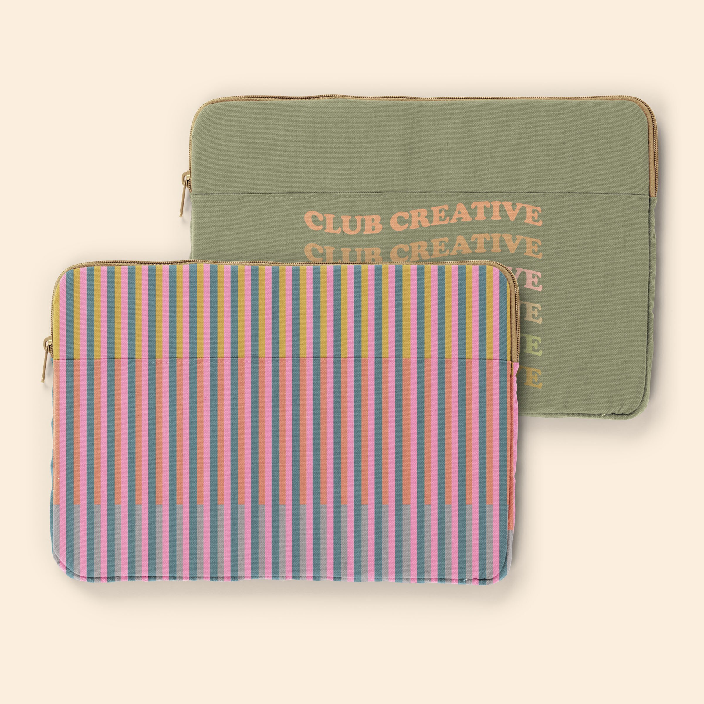 LAPTOP SLEEVE - 4CP PIGMENT-DYED CANVAS - SMALL