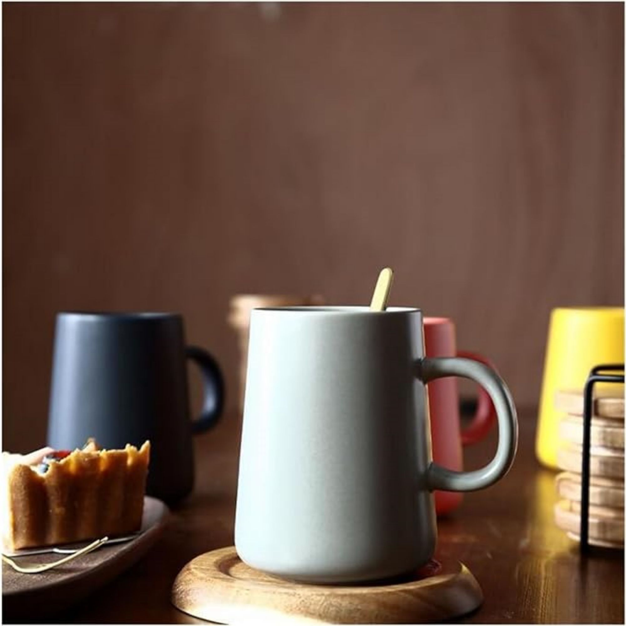 16 oz Ceramic Coffee Cup 4