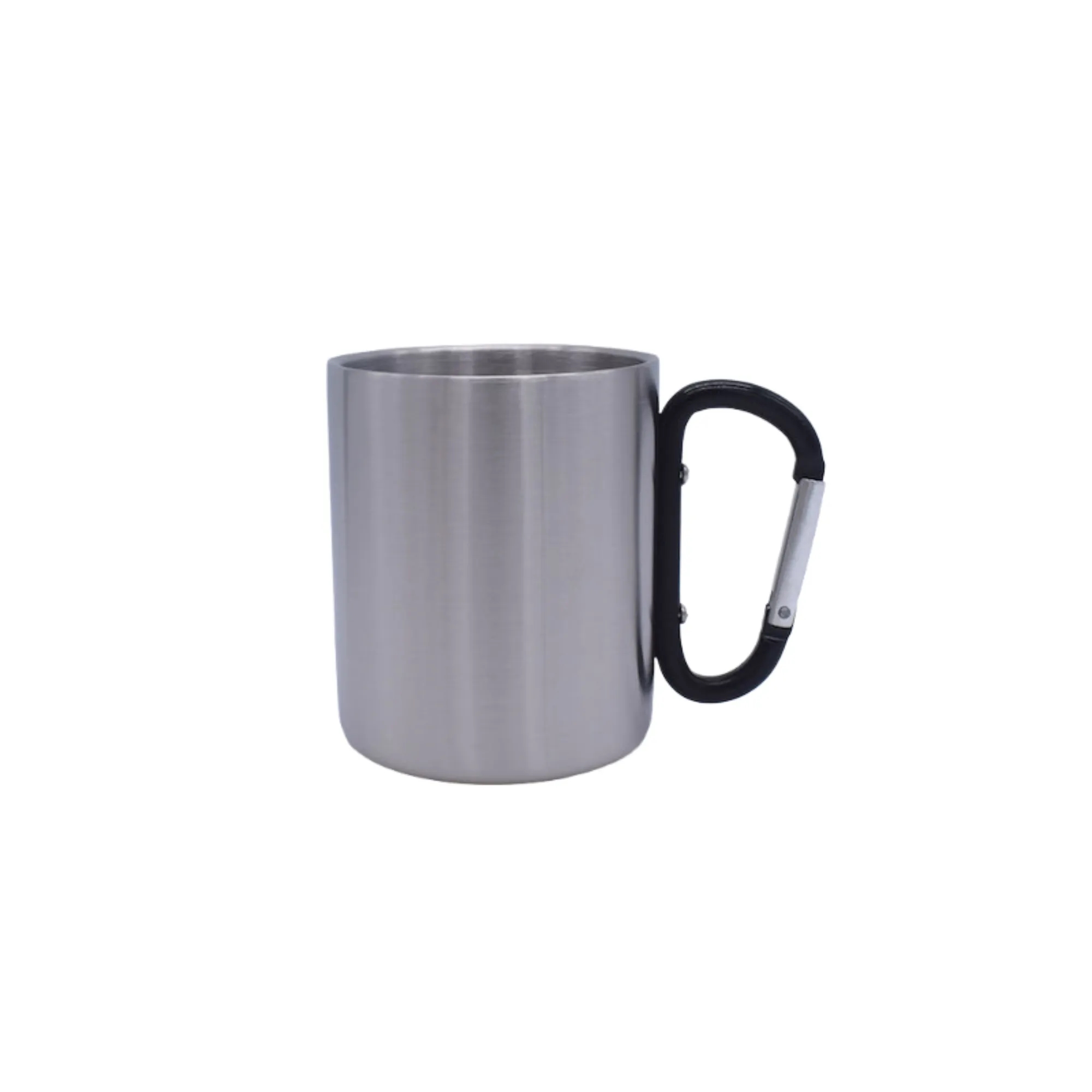 10oz Stainless Steel Carabiner Mug 1