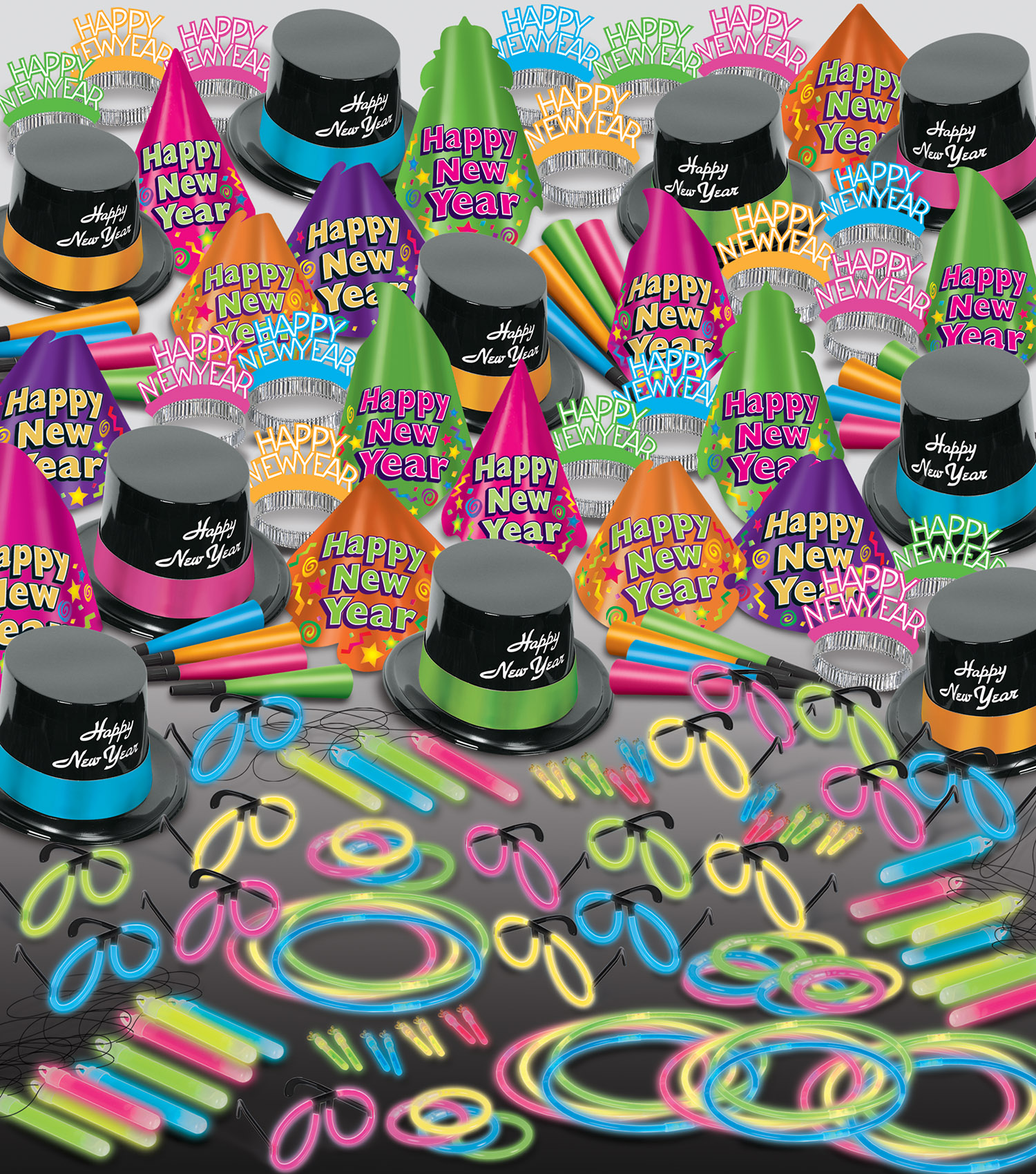 Neon Glow Super Bonanza Assortment for 100