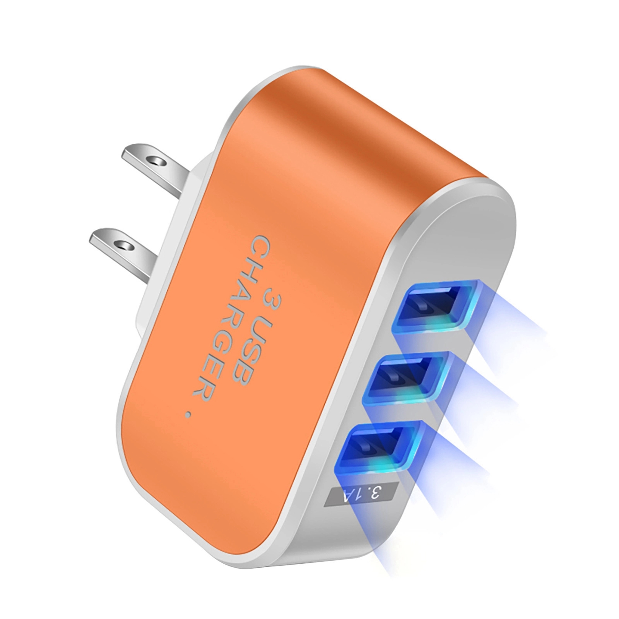 Cell Phone USB Fast Wall Charger Block 4