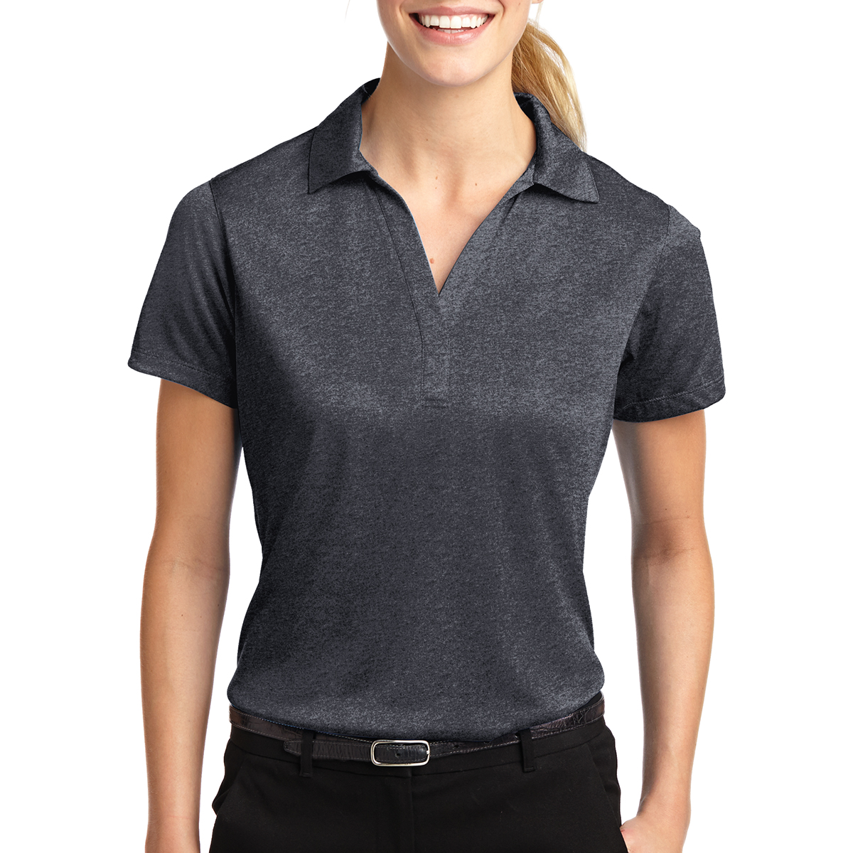 Sport-Tek® Ladies' Heather Contender™ Polo 37