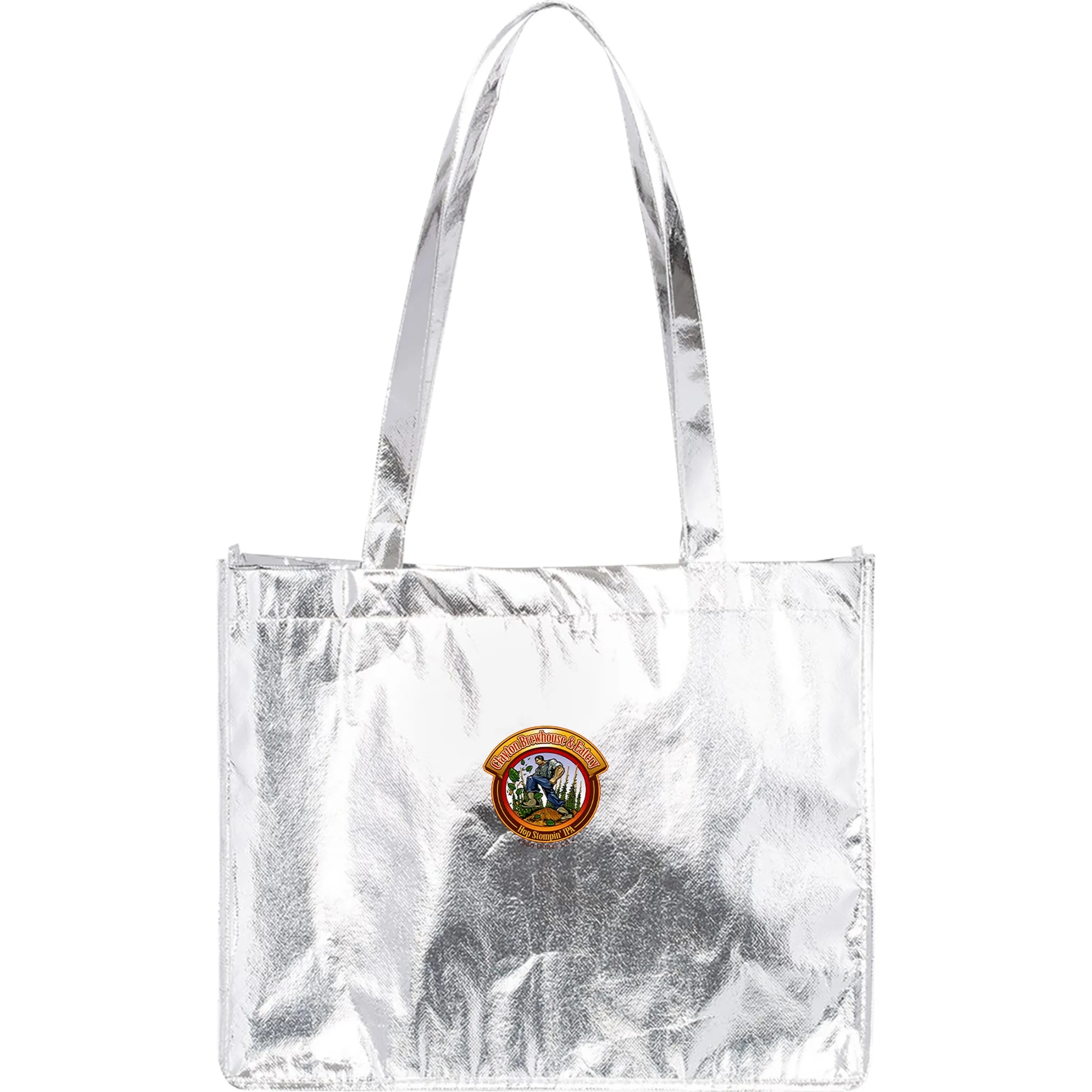 Full Color Mother's Day Metallic Large Tote 6
