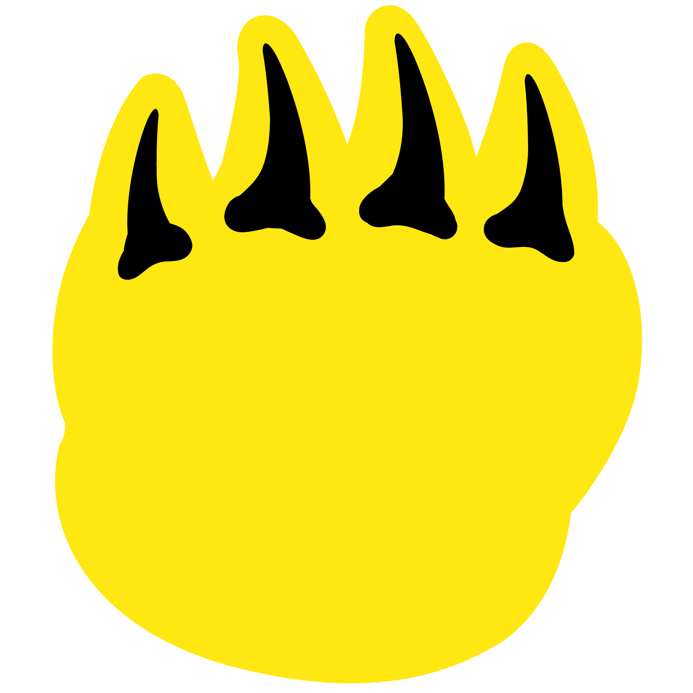 Foam Dragon Claw Mitt 24