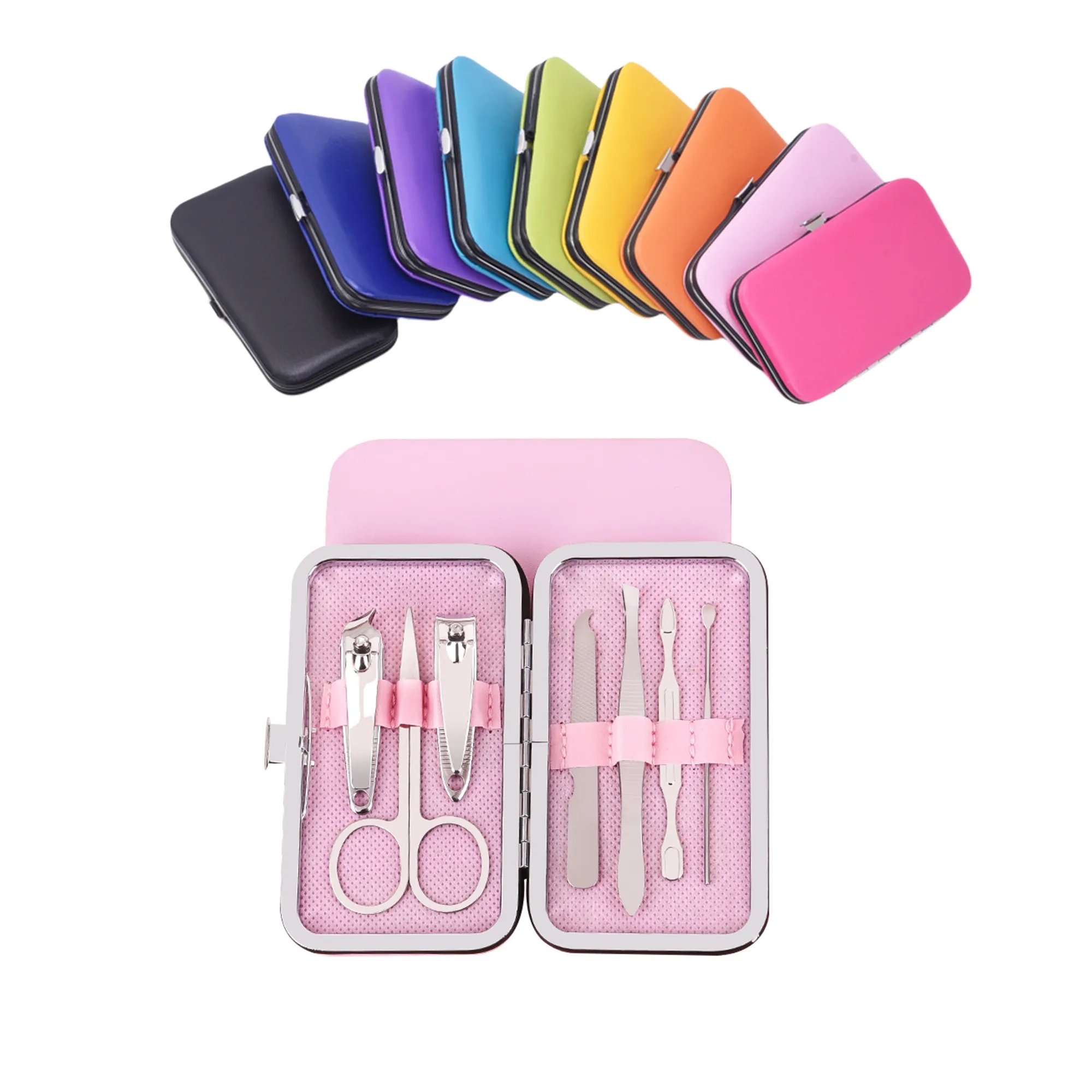 Stock 7 in 1 Make Up Manicure Set MOQ 50pcs
