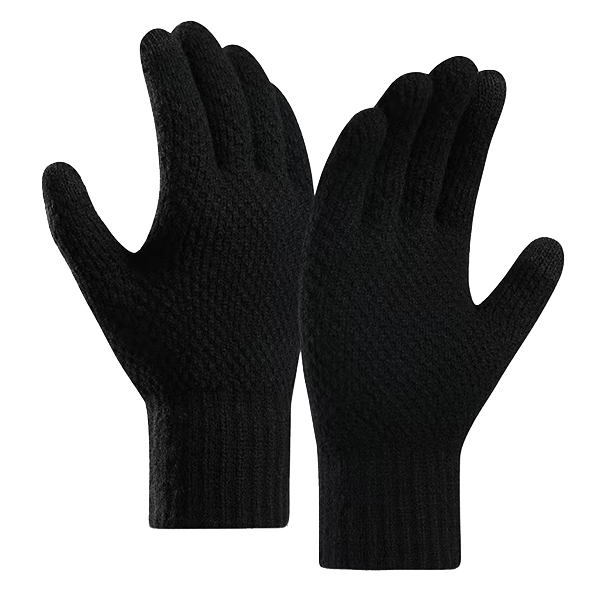 Fleece-Lined Touchscreen Knit Gloves 4