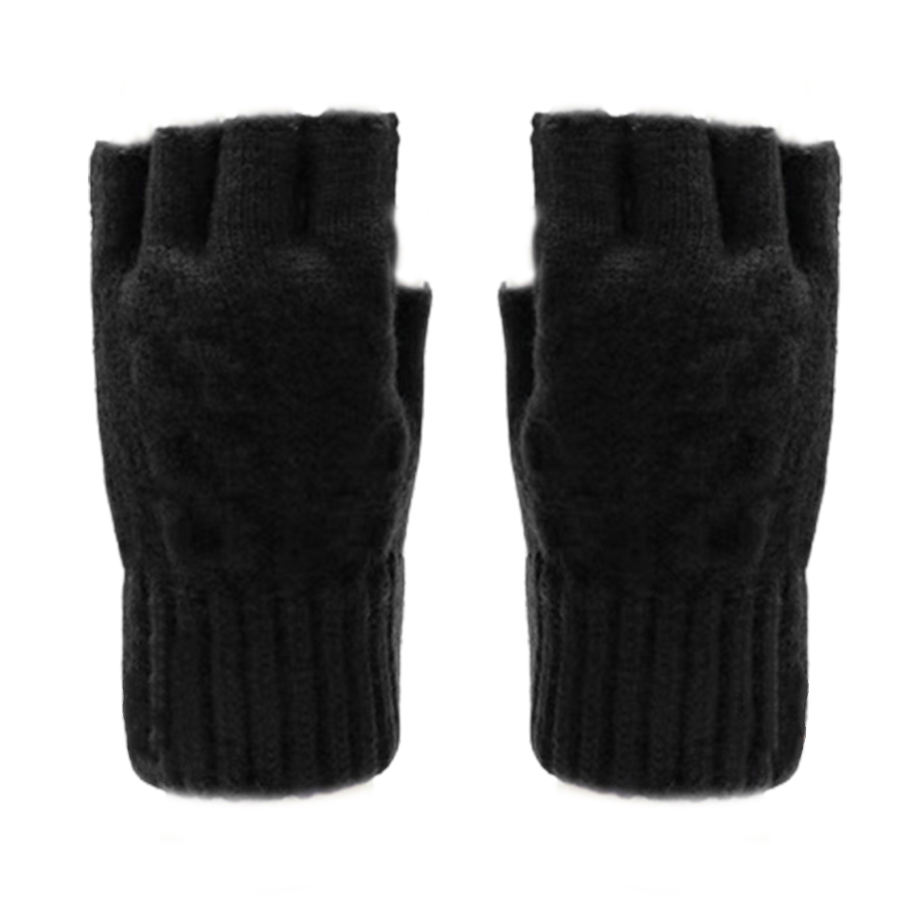 Knit Fingerless Gloves 2
