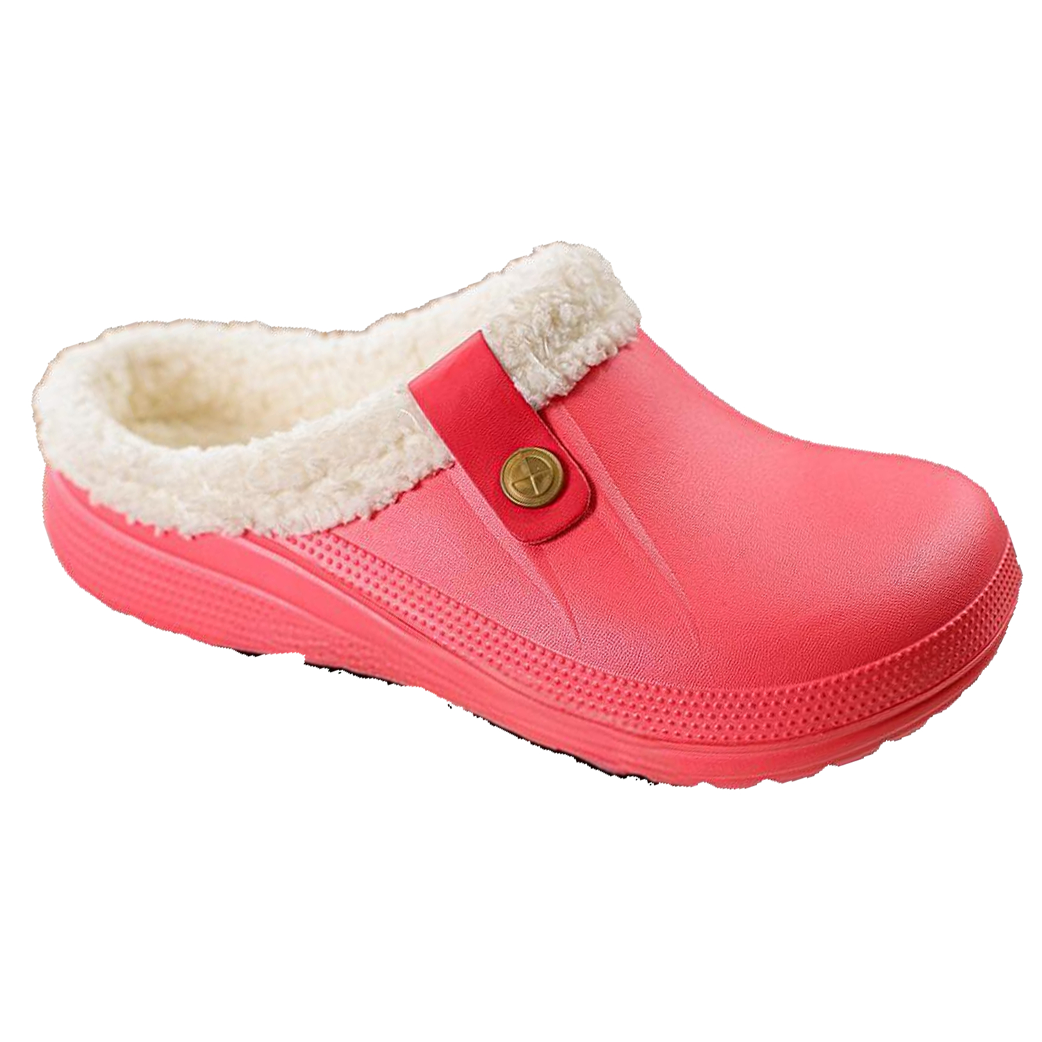 Classic Fur Lined Clog Waterproof Winter House Slippers 9