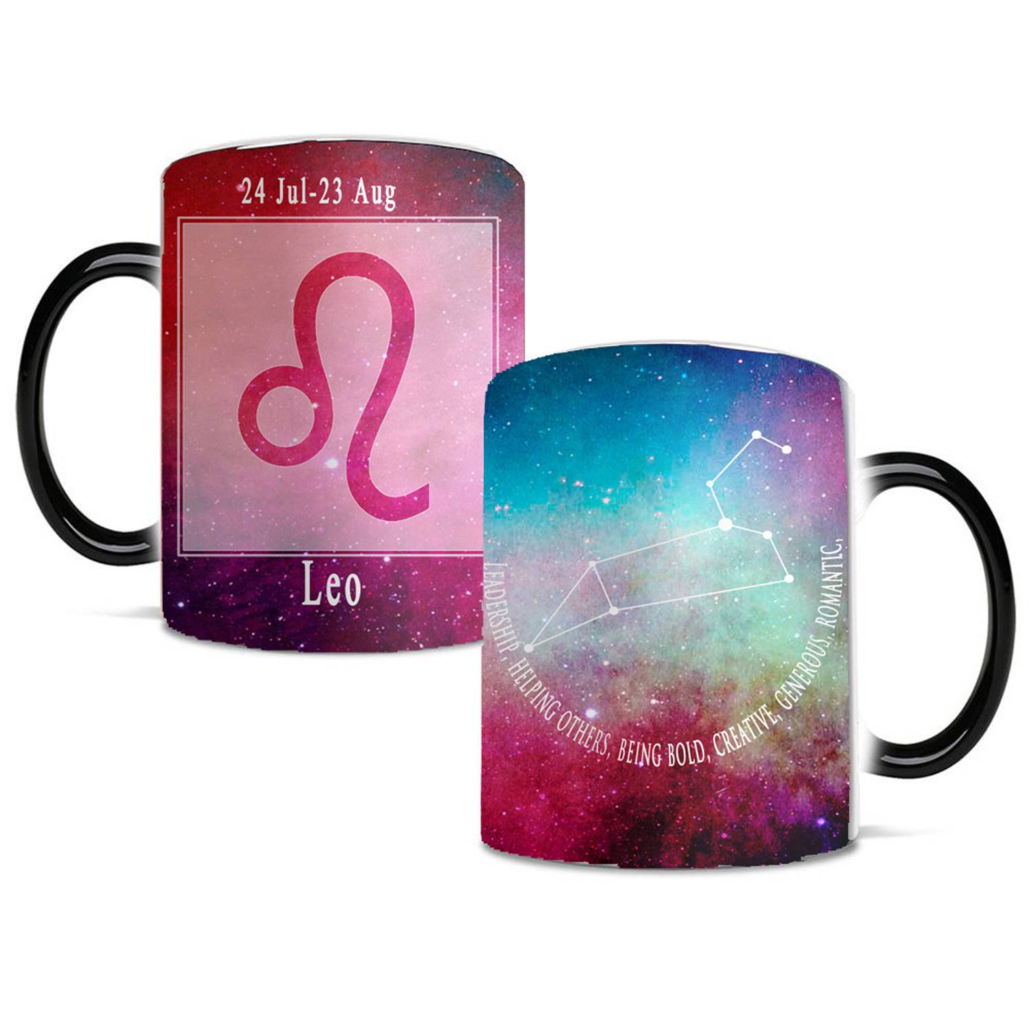 12oz Color-Changing Ceramic Zodiac Mug – Star Sign Cup 11