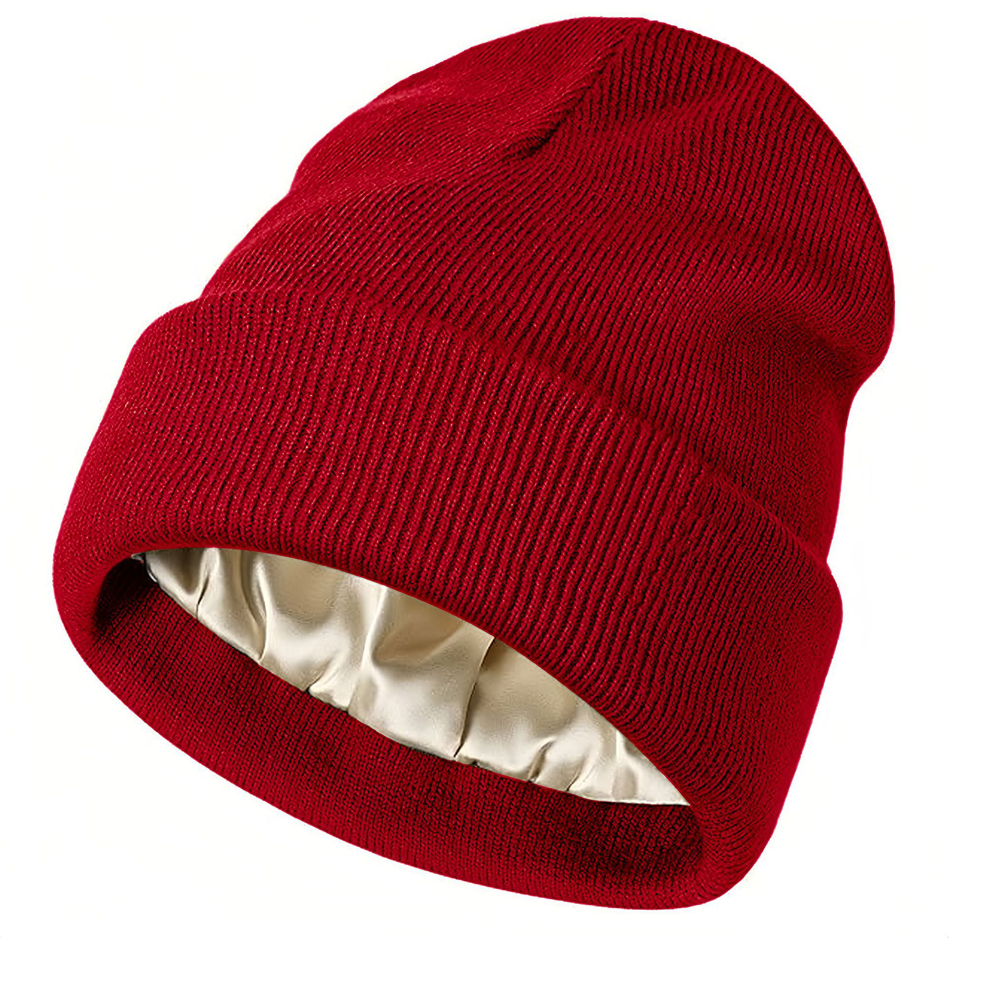 Winter Knit Cap With Smooth Lining 7