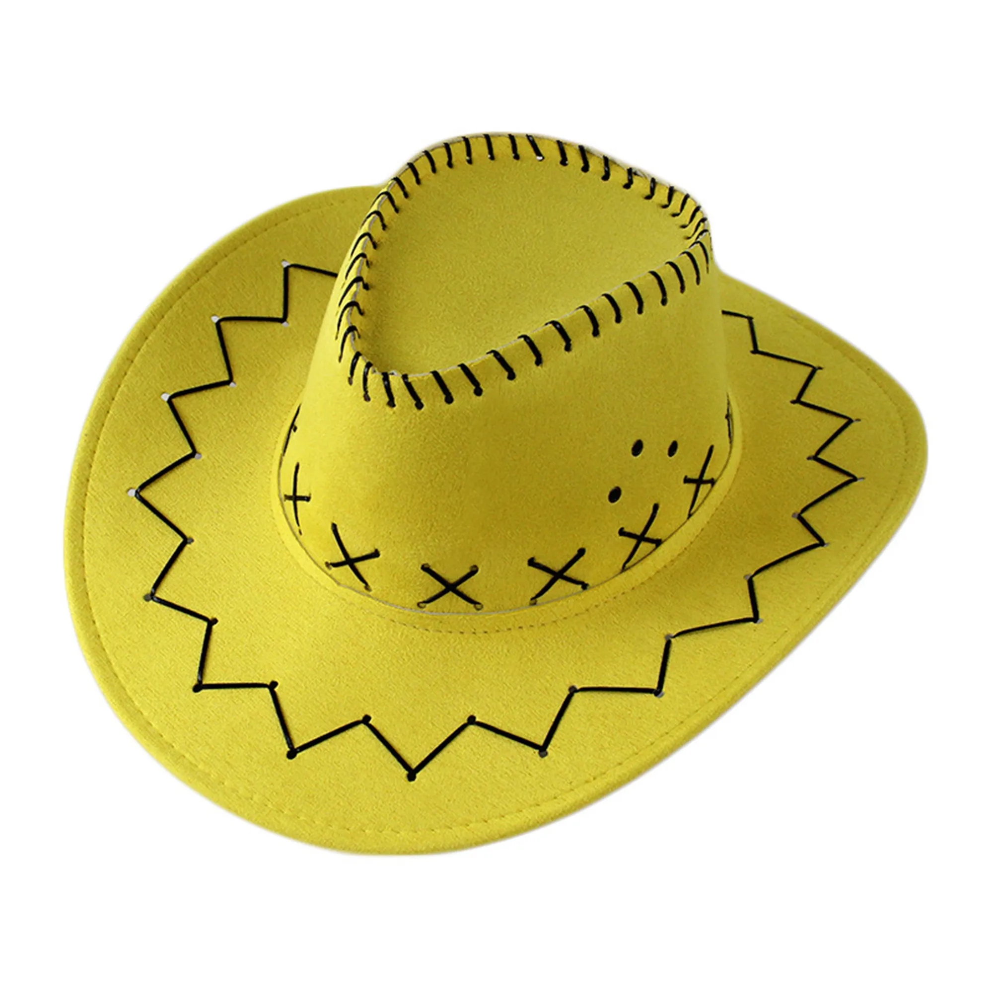 Felt Wide Brim Cowboy Hat 1