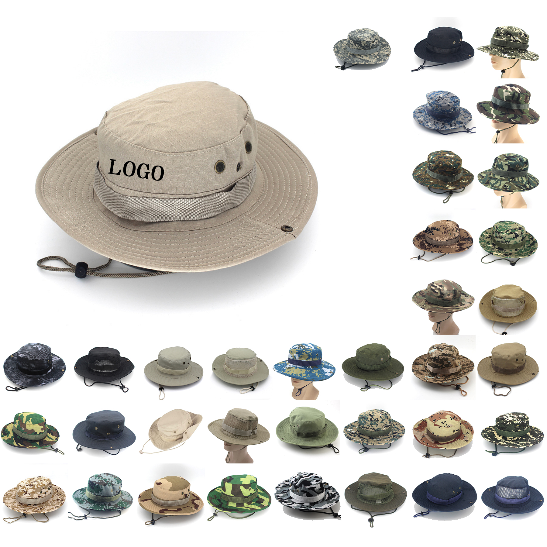 Foldable UV Protection Sun Bucket Boonie Hat 2