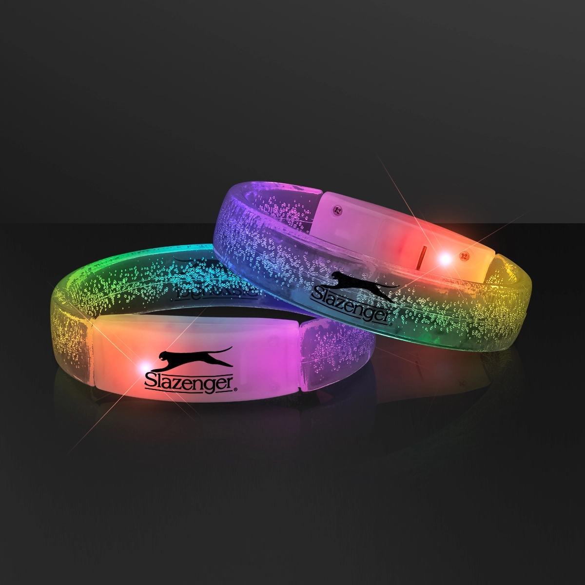 Color Change Bangle Bracelet, Light Bubbles 3