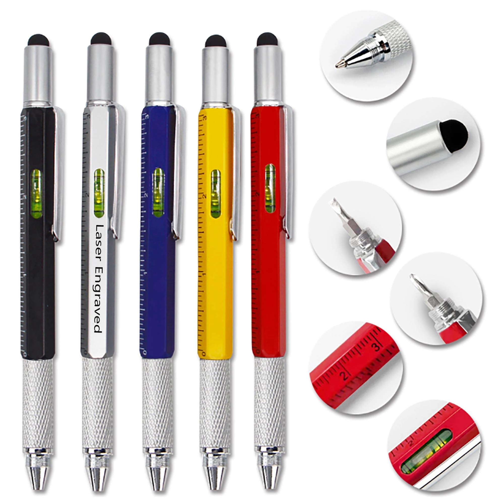 6 In 1 Metal Stylus Tool Pen 2