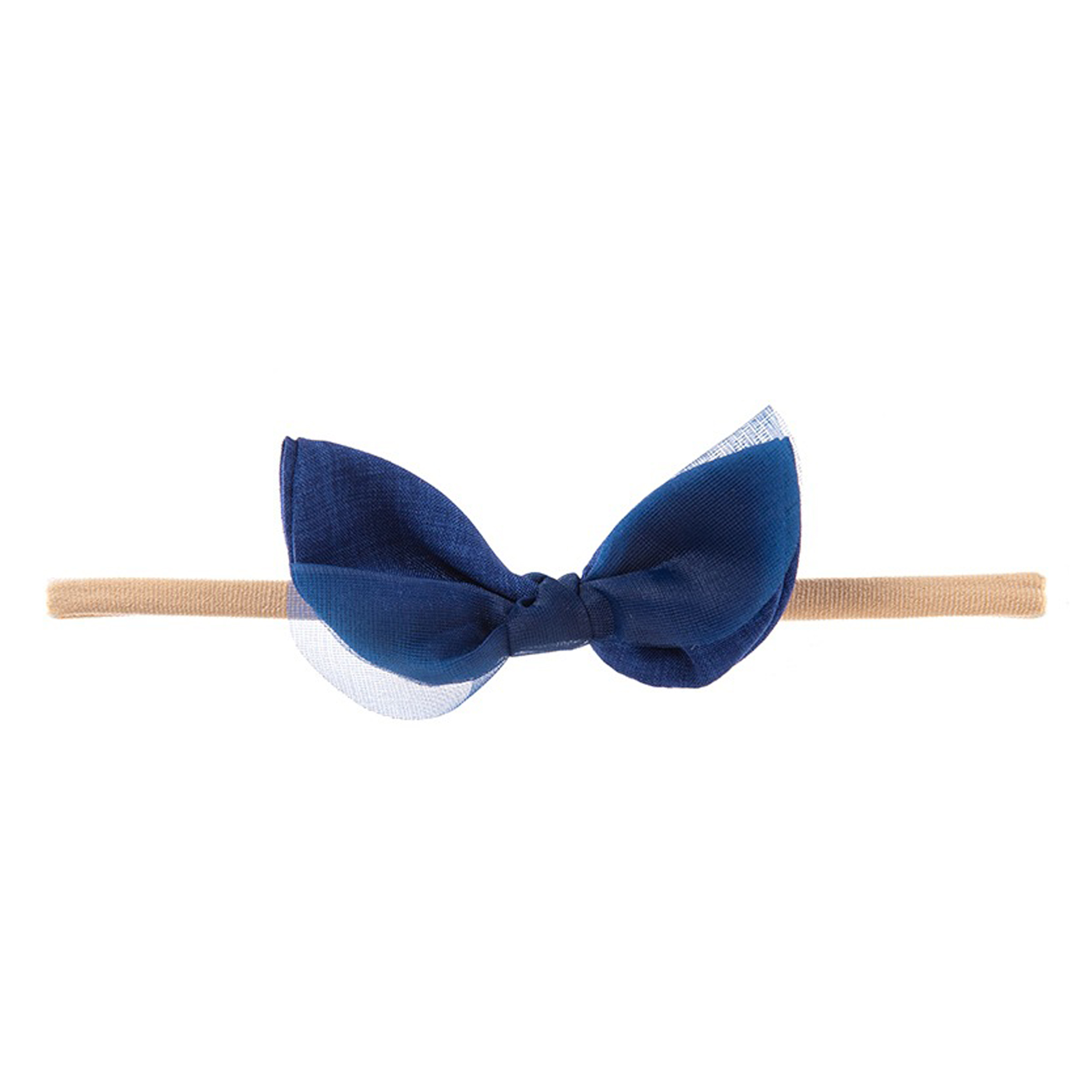 Nylon Baby Solid Color Bow Hair Accessory 7