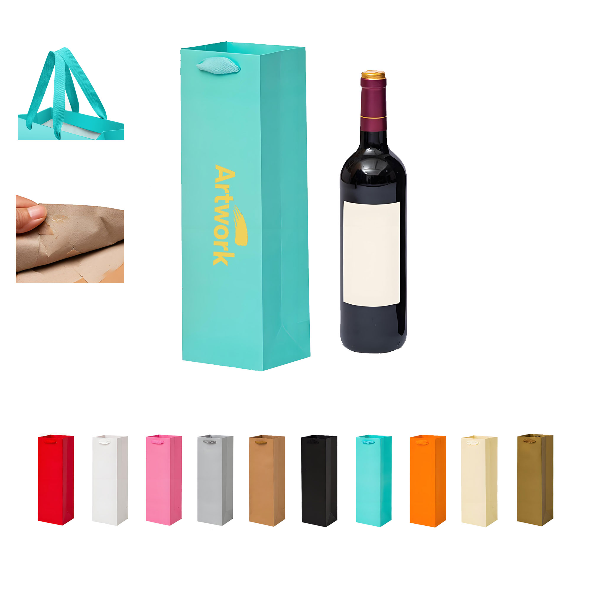 Customized Single Red Wine Bag 2
