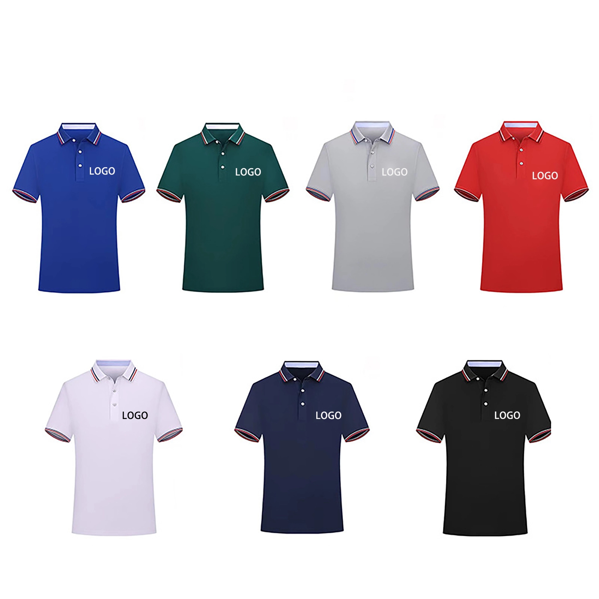 Men's ice silk quick dry short sleeves 2