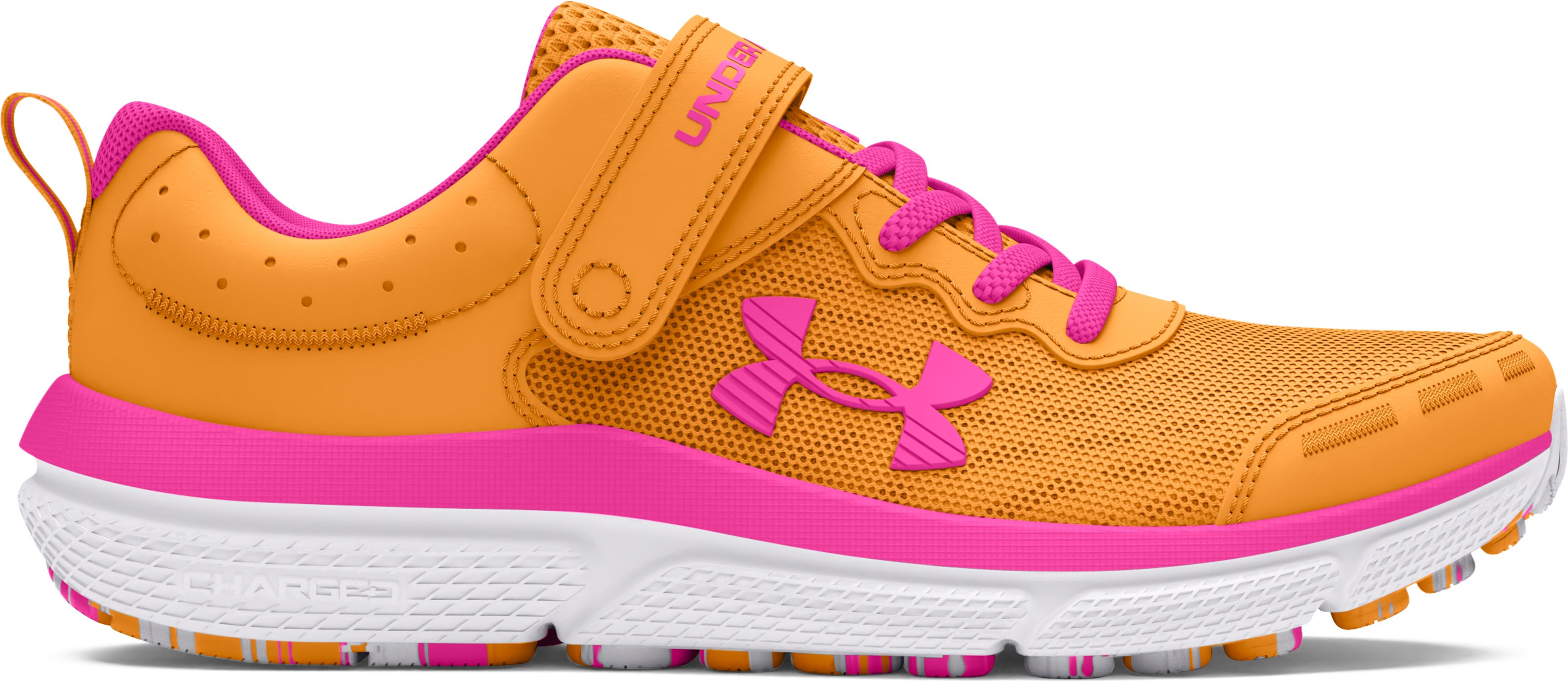UA Assert 10 Girls' Pre-School Running Shoes 8