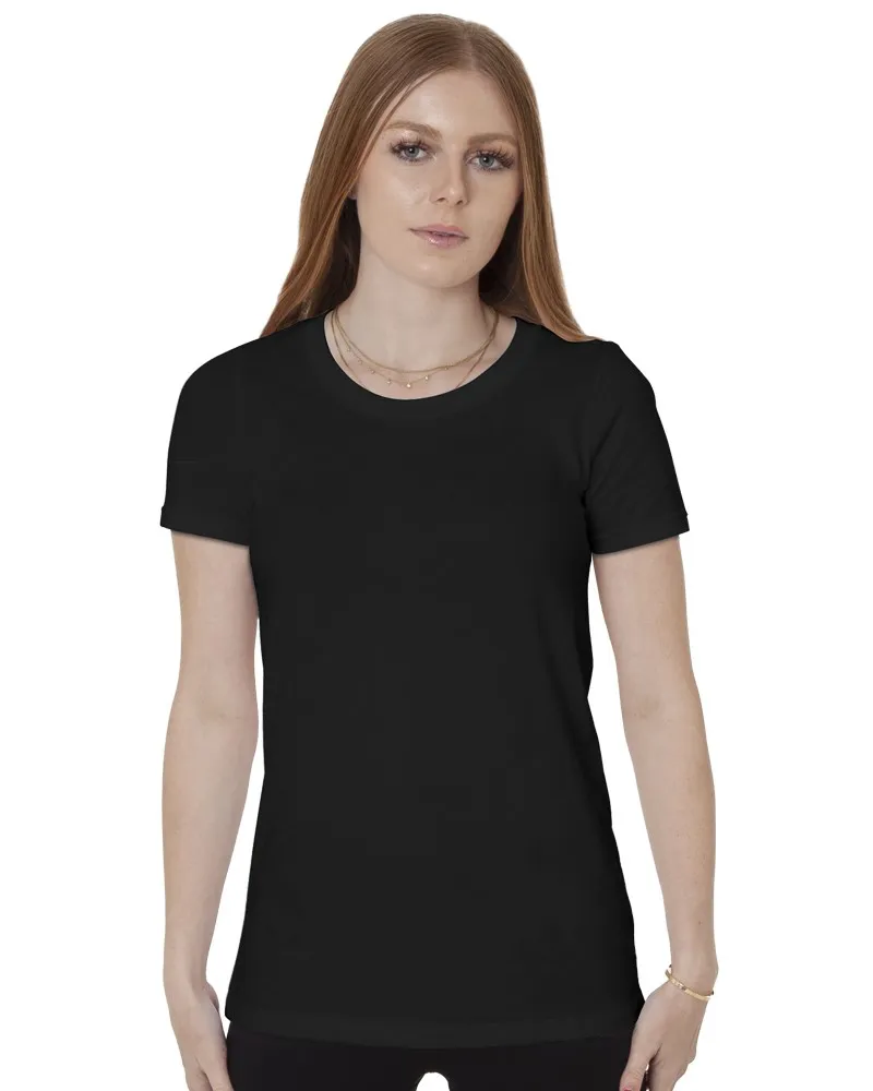 Women's Fine Jersey Crew 3