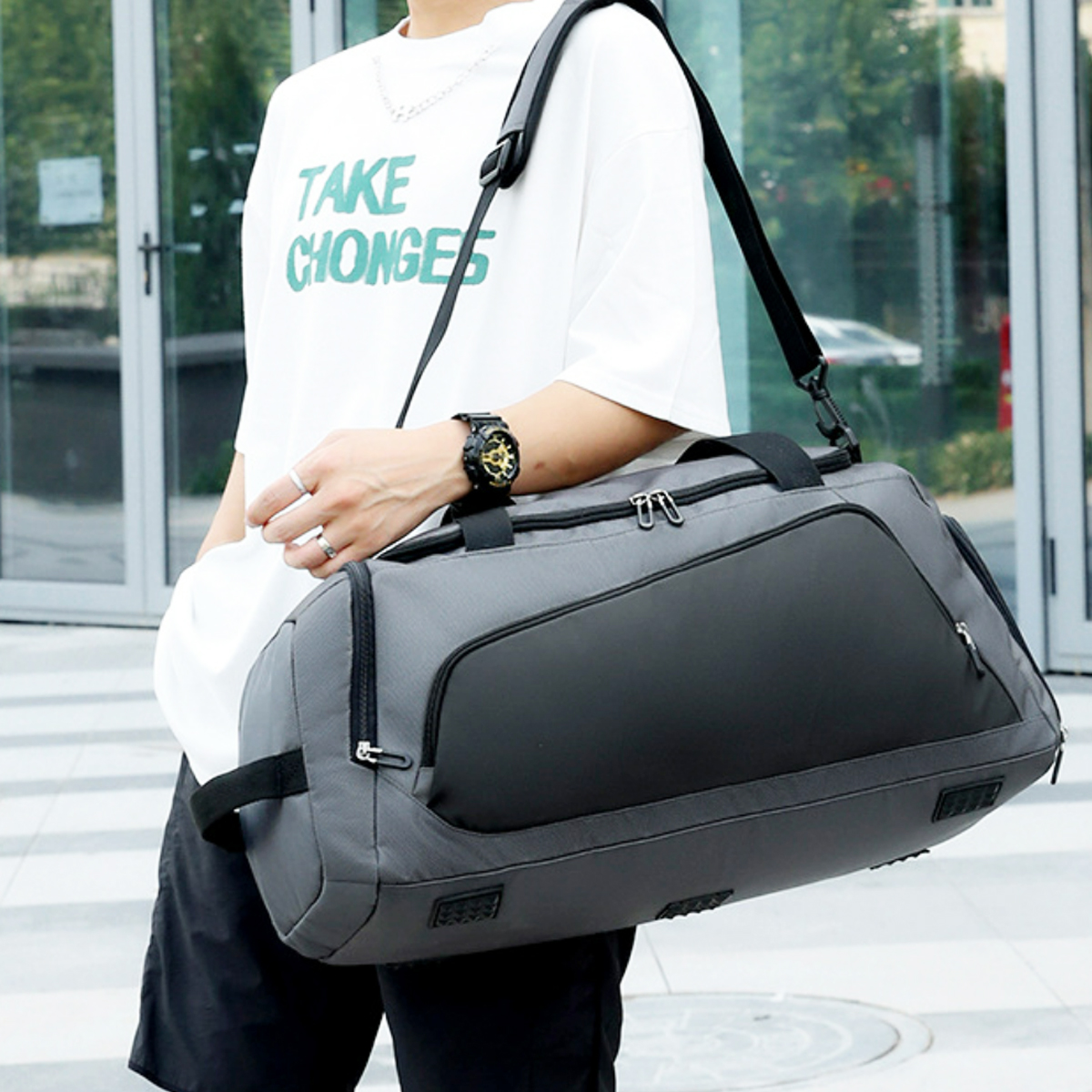 7L Multi-Functional Gym Duffel Bag with Shoe Compartment 3