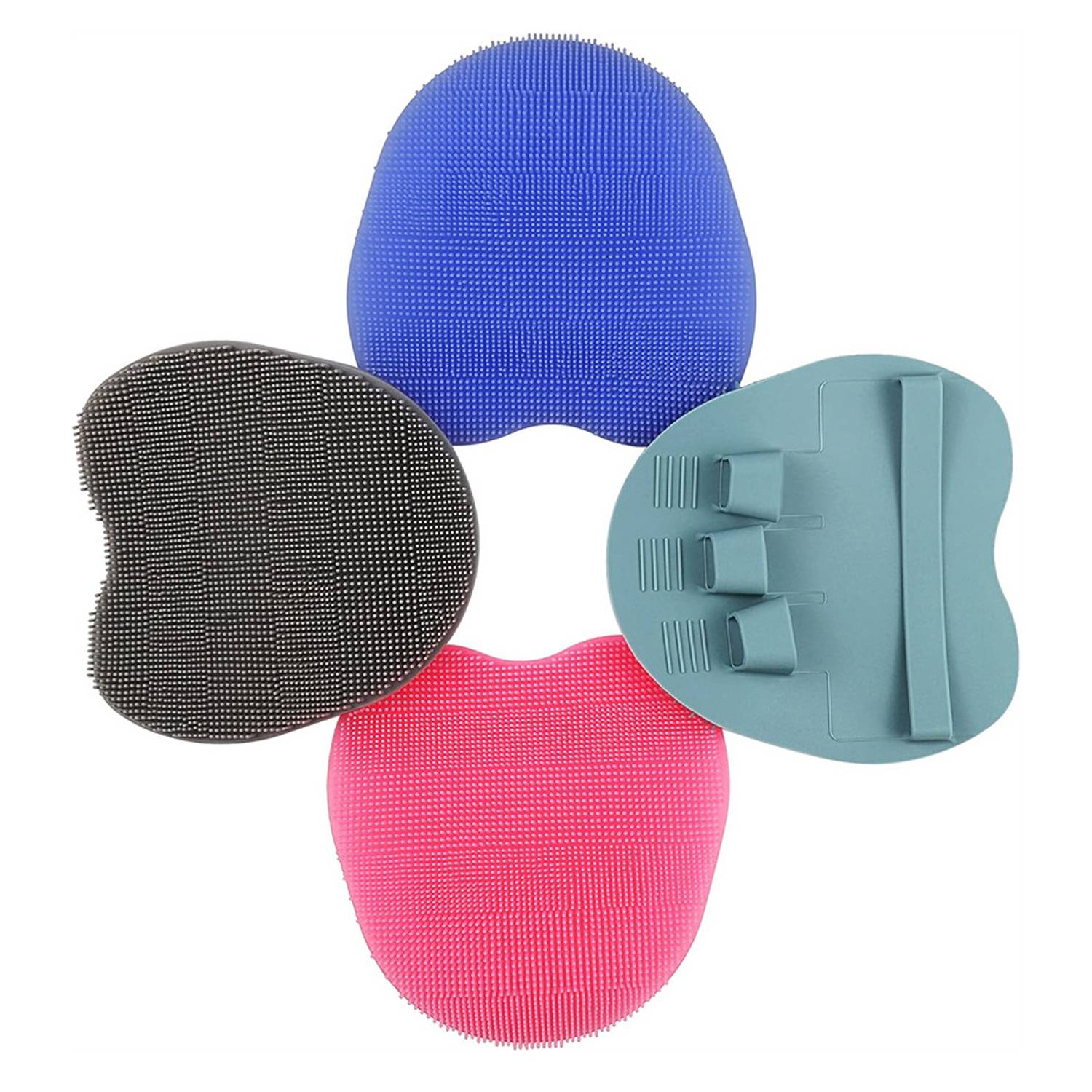 Soft Silicone Shower Exfoliating Skin Massage Brush 3
