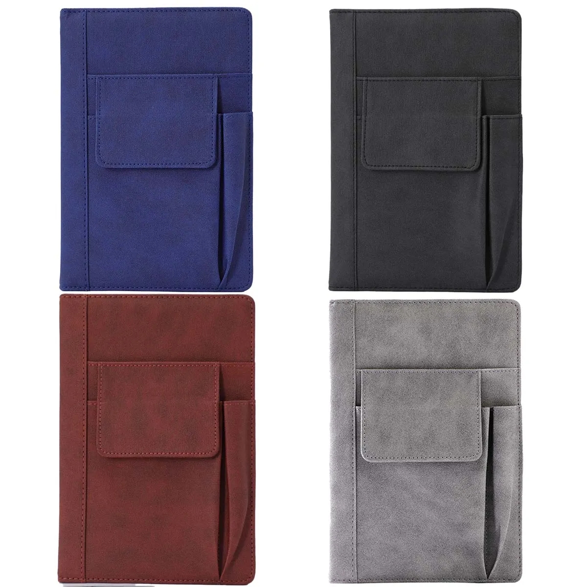 A5 Horizontal Line Hardcover Executive Notebooks w/ Pocket 2
