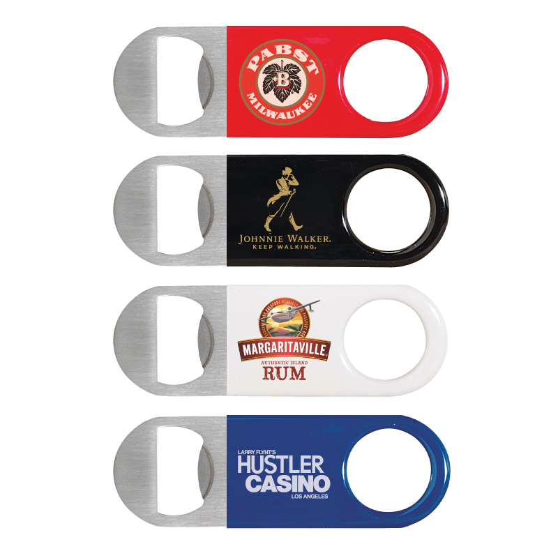 Short Paddle Vinyl Wrapped Bottle Opener 2
