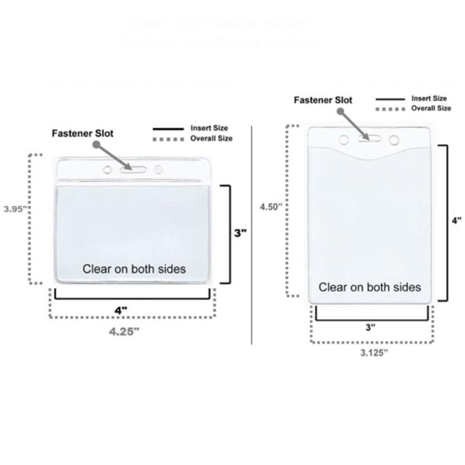 Economy Badge Holder 1