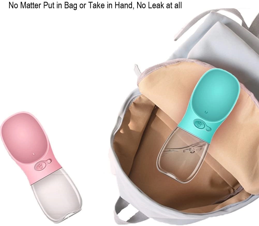 Leak Proof Portable Dog Water Bottle With Drinking Feeder 6