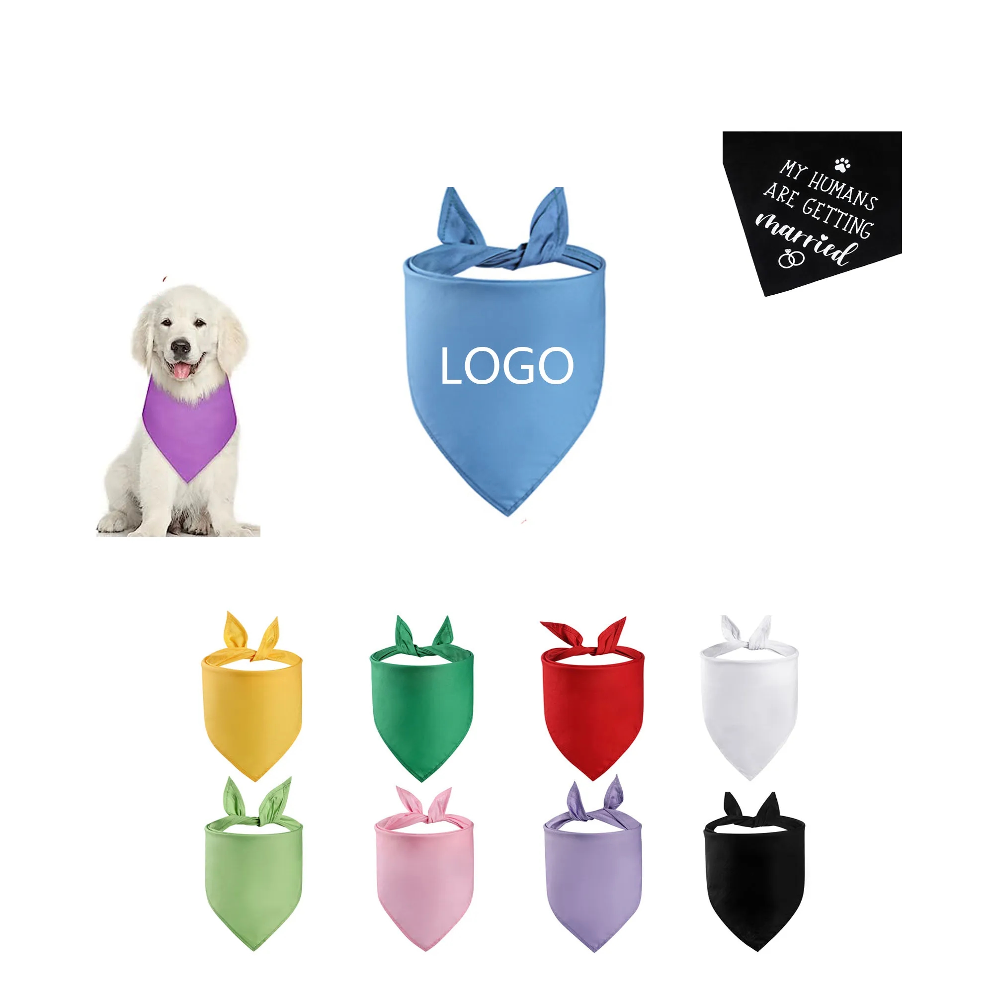 Small Pet Triangle Bandana 2