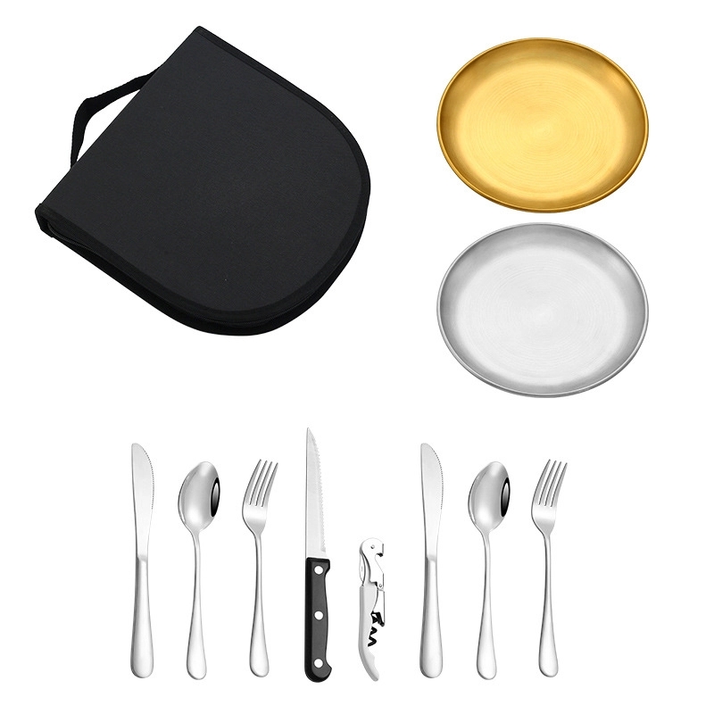 Stainless Steel Camping Utensil Set 8