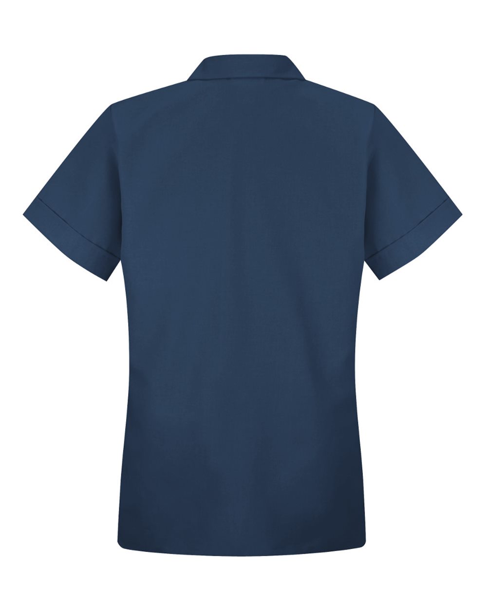 Women's Loose Fit Short Sleeve Button Smock - TP23 5