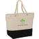 Zippered 12oz Cotton Canvas Rope Tote 6