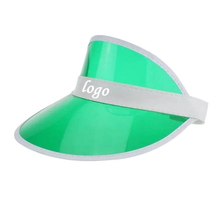 Unisex Retro 80s Neon Sun Visor Hat Headband Cap 4