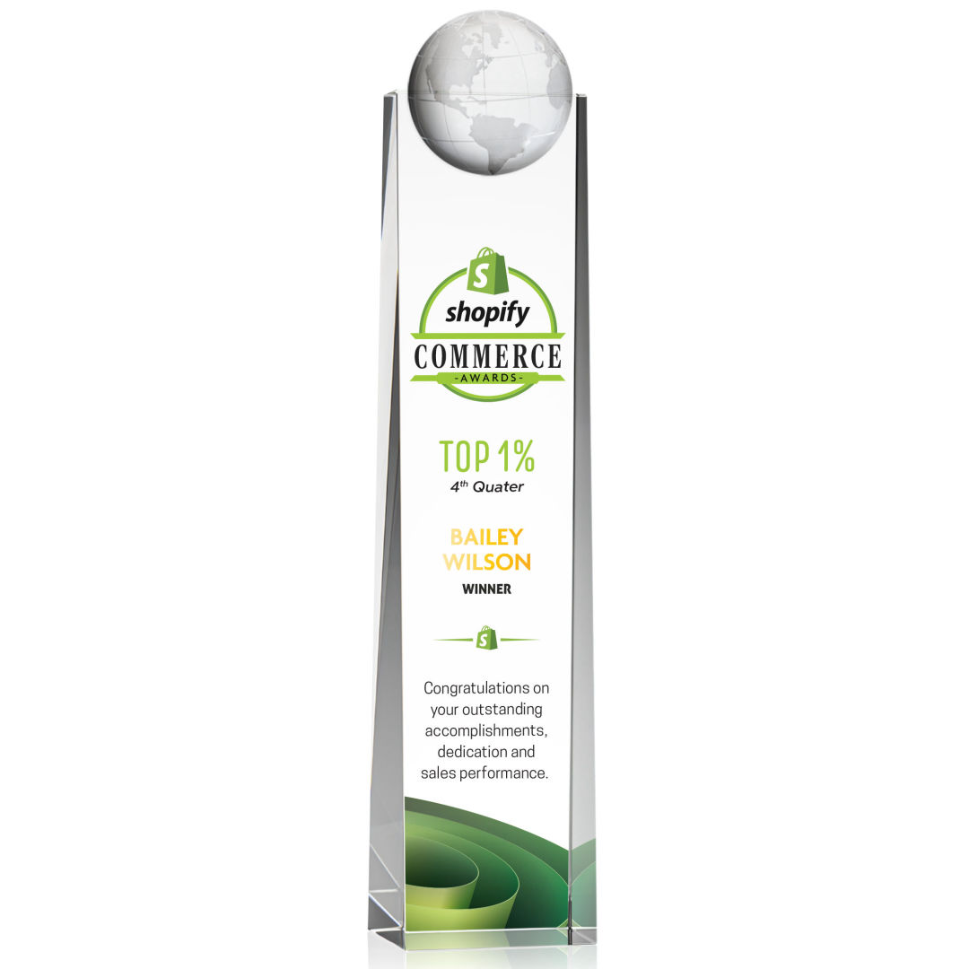Sherbourne Globe VividPrint™ Award 10