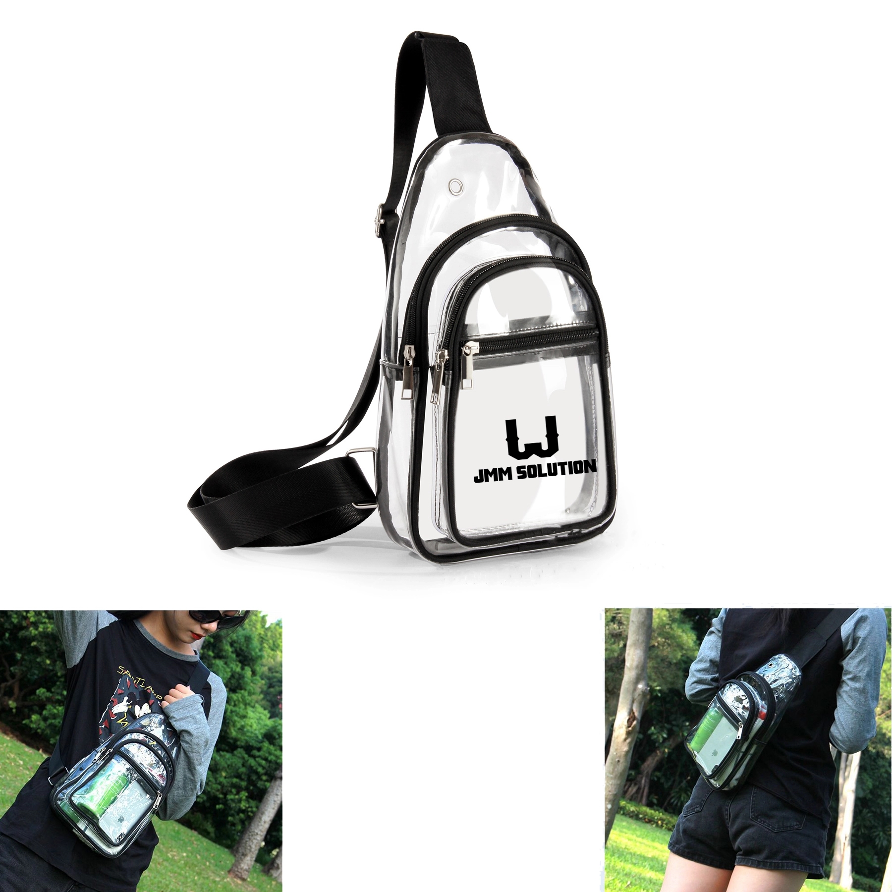 Clear Pvc Sling Bag Stadium 2