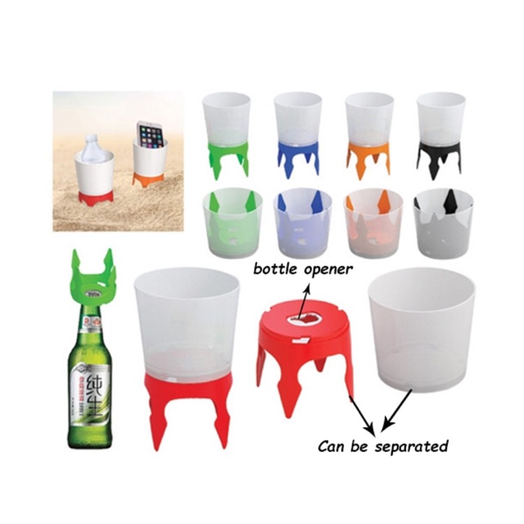 Beach Cup With Bottle Opener 2