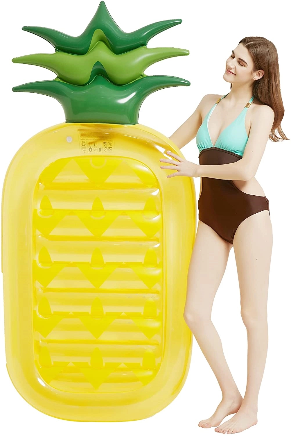 PVC Inflatable Paineapple Floating Bed 3
