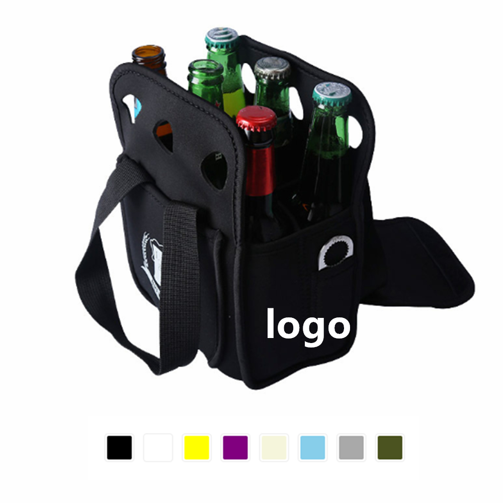 Neoprene 6-Pack Cooler Tote Bag 5